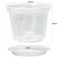 thumbnail image 6 of Bolincty Plant Pots Orchid Pots with Holes Orchid Pot Plastic Pot Clear Flower Pots for Outdoor and Indoor, 6 of 7