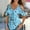 Light Blue womens blouses and tops dressy, variant on Summer Saving Wycnly Womens Blouses and Tops Dressy Going out Fashion Cold Shoulder Elastic Waist Swing Plus Size Tunic Shirts Summer Floral Print V-Neck Short Sleeve Cute Tees Tops Hot Pink l