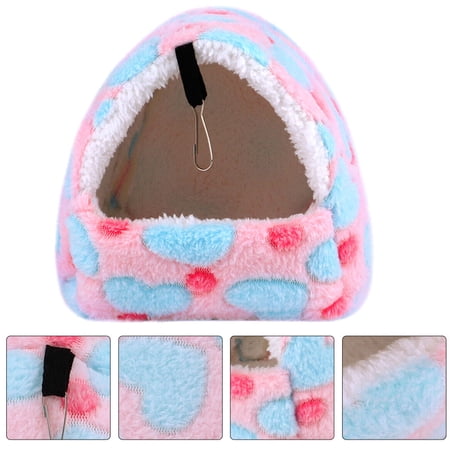 UPKOCH Warm Bed for Small Pets Flannel Cotton 1Pcs for Hamsters Security