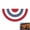45×90, variant on LED Patriotic Bunting Banner 3x6 Ft, Half Fan American Flag for 4th of July Decorations Outdoor, Memorial Patriotic Decor Banner Flags for Independence Day