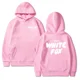 thumbnail image 1 of Sudadera con capucha de zorro blanco para mujer, suéter suelto de moda con letras impresas, sudadera informal Harajuku de manga larga, 1 of 5
