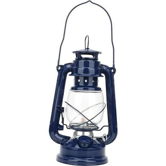 Vintage Kerosene Oil Lamp Oil Lantern Party Pub Decoration Gift (Blue)-HEN