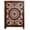 Natural Burnt, variant on Homebia Designs Carved Wooden Dog Gate-Extra-Wide Freestanding Foldable Indoor Pet Barrier, Decorative Safety Gate for Dogs & Puppies, Perfect for Stairs, Doorways & Hallways-24x54 " Natural Burnt