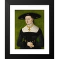 thumbnail image 2 of Hans Brosamer 14x18 Black Modern Framed Museum Art Print Titled - Katharina Merian, 2 of 5