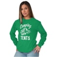thumbnail image 4 of Camping Its In Tents Funny Outdoors Long Sleeve TShirt Men Women Brisco Brands 3X, 4 of 6