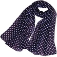 thumbnail image 1 of Chiffon Flower Scarf Women's Printe Polka Dot Shawls Long Scarf Wrap, 1 of 4