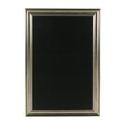 DesignOvation Macon Framed Magnetic Chalkboard, 18x27, Pewter