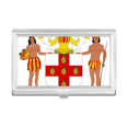 thumbnail image 1 of Jamaica North America National Emblem Business Card Holder Case Pocket Box Wallet, 1 of 3