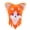 Orange, variant on Wearable Furry Anime Dog Mask,Kawayi Fursuit Animal Mask,Plush Therian Animal Wolf Headgear Outfit Accessories