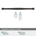 thumbnail image 4 of Amerock Enlivity 10-1/16 inch (256mm) Center-to-Center Oil-Rubbed Bronze Cabinet Pull, 4 of 6