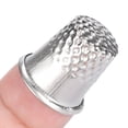 thumbnail image 4 of Thimble, Sturdy Brass And Steel Anti-rust Ring Thimble, For Embroidery Knitting Hand Sewing Needlework, 4 of 8