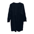 thumbnail image 6 of Babysbule Plus Size Womens Sweaters Europe America Lazy Style Leisure Medium Long Dough Twists Design Thick Knitting Cardigan Sweater Women Women's Fashion, 6 of 6