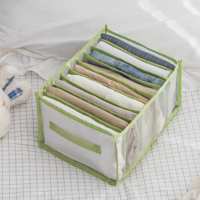 Artefacto de almacenamiento de ropa para camisetas, caja para pantalones, caja de acabado, cajón de armario, compartimento para ropa, bolsa, cesta para jeans