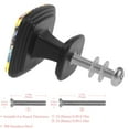 thumbnail image 3 of 4 Pcs Square Cabinet Handle Drawer Pulls Sunflower Butterfly Knobs with Screws Furniture Office Cabinet Knob Decoration, 3 of 7