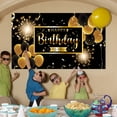 thumbnail image 2 of Birthday Holiday Background Cloth Hanging Flag Holiday Party Decoration Banner, 2 of 5