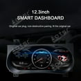 thumbnail image 4 of Aotsr 12.3 inch car LCD digital instrument panel instrument cluster speedometer suitable for Toyota Hilux 2016-2024 LCD Instrument Cluster, 4 of 7