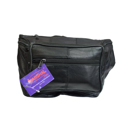Genuine Leather Concealed Carry Weapon Waist Pouch Fanny Pack Gun Conceal Purse for Both Men &