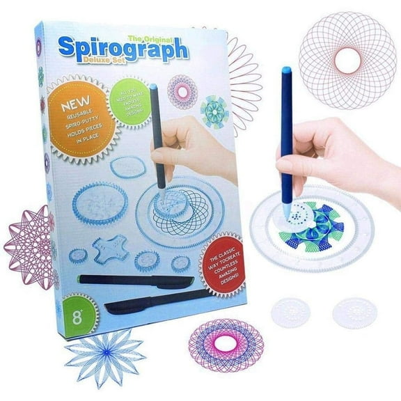 Playdate Toys Spirograph Deluxe Art Toy Set - fun for all ages