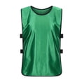 thumbnail image 2 of Boys Tank Tops Sleeveless Crewneck Tie Detail Solid Color Tops Sport Casual Breathable Scrimmage Kids T Shirts Size One Size, 2 of 4