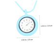 thumbnail image 3 of YOSADIER 1 Pce Montre Collier Ronde en Verre Alliage Design Simple pour Infirmières dans les Festivals, 3 of 6