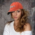 thumbnail image 5 of DailyChi Under $ 6 Men Women Baseball Cap Fish Skeleton Embroidery Camo Lined Curved Brim Classic Stretchable Trucker Hat Golf Dad Hat Sun Block Outdoor Sun Hat Red,One Size, 5 of 5