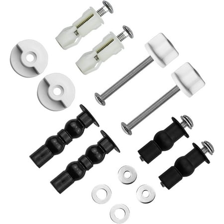 

3 Pair Screws for Lid Replacement Stainless Steel Toilet Seat Hinge Kit
