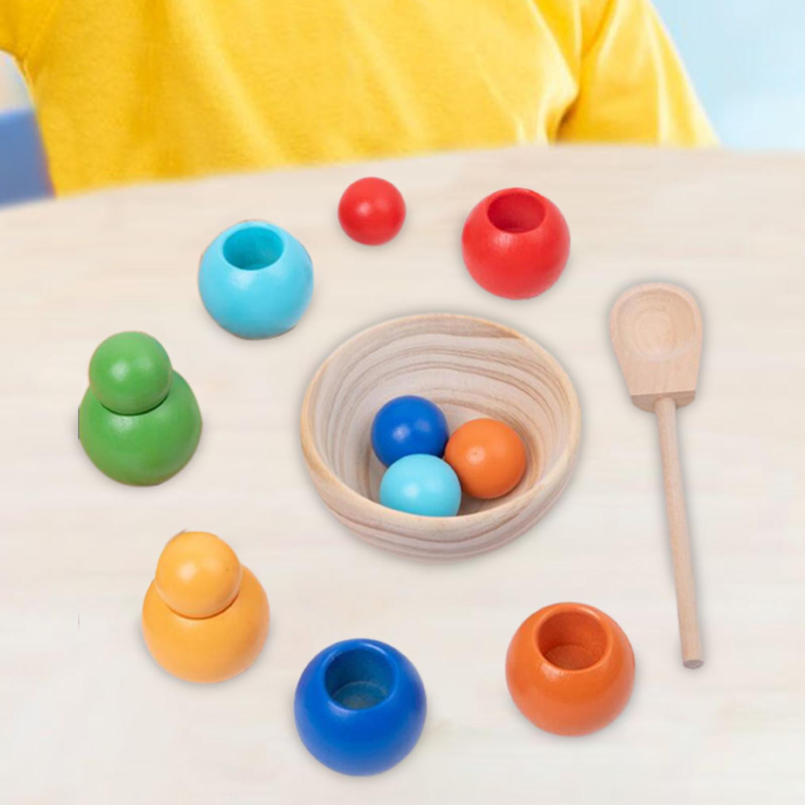 Jouet Montessori 18 Mois, Jeux Sensoriels Dinosaures : Motricité Fine, Compter & Couleurs, Jeu de Tri Éducatif, Cadeau pour Garçon/F - Jeux - Jouets