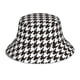 thumbnail image 1 of Balery Houndstooth Black And White Sombreros para el sol para hombre y mujer, sombrero de pescador con UPF 50+, 1 of 6