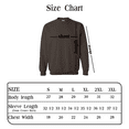 thumbnail image 5 of Gildan Men’s Heavy Blend Casual Crewneck Sweatshirt, Pullover Casual Fleece, Dark Chocolate, S, 5 of 5