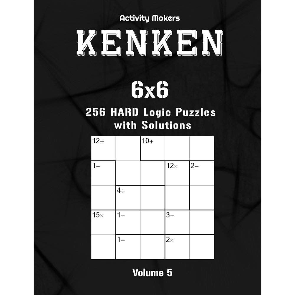 Printable Kenken Puzzles 6x6 Printable Crossword Puzzles The Puzzle 