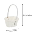 thumbnail image 2 of ifundom 5Pcs Cat Storage Basket Plastic Rattan Multifunctional Home Organizer for Pet Supplies and Household Items, 2 of 8