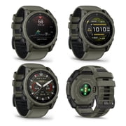 Garmin tactix 8 Tactical Smartwatch 51mm, AMOLED Touchscreen, Multiband GPS, Applied Ballistics Ultralight Solver, Titanium Sapphire Case, Built-In Flashlight, Olive Drab Cerakote Bundle