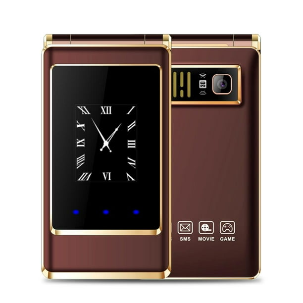 Teléfono Móvil Con Tapa 2G Gsm, Llamada De Emergencia, Teléfono Inteligente Con Tarjeta Dual, Botón Grande, Teléfonos Móviles Con Linterna, Batería De 6800Ah, Auricular Para Personas Mayores Monstrate EL016696-05