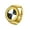 Gold, variant on Men Women Finger Watch Stretchy Band Elastic Round Simple Dial Quartz Ring Watches