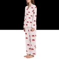 thumbnail image 2 of FORMRS Womens Pajama Set Long Sleeve Top and Pants with Pockets Soft Comfy Lounge Sleepwear, Sizes S-2XL, Cartoon Elephant Pattern, 2 of 7
