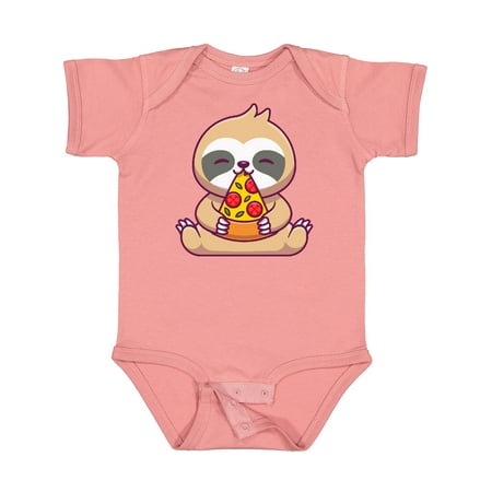 

Inktastic Sloth Pizza Gift Baby Boy or Baby Girl Bodysuit