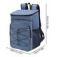 thumbnail image 2 of Mochila de Picnic Aislada de Tela Oxford de Gran Capacidad, Bolsa Enfriadora Multifuncional con Bolsillo Lateral de Malla, 42x29x19cm, Almacenamiento de Paquetes de Hielo para Viajes al Aire Libre, 2 of 2
