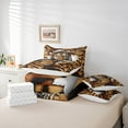 thumbnail image 6 of Homewish Wild Tiger Pattern 7-Piece Bedding Comforter Set,Jungle Wildlife King Bedding Sets,Black Brown Bed Sheets For Boys,Ultra Soft Home Decor, 6 of 8