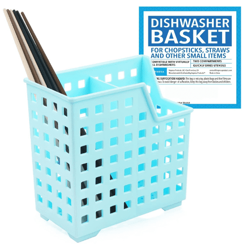 Impresa Blue Straw and Chopstick Dishwasher Basket