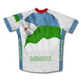thumbnail image 2 of Djibouti Flag Short Sleeve Cycling Jersey  for Men - Size 4XL, 2 of 3