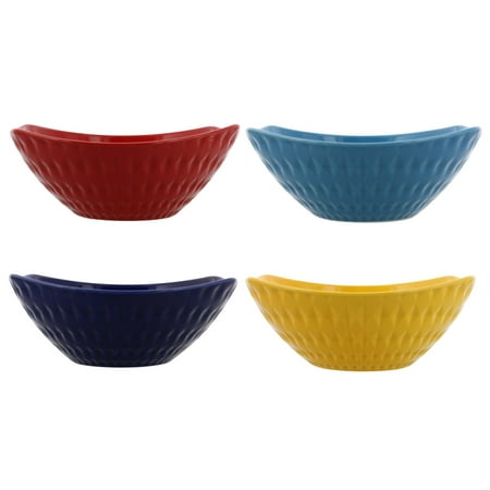 Over and Back 4 Stoneware Serving Bowls Set, Manhattan (4 Colors ... Over and Back 4 Stoneware Serving Bowls Set, Manhattan (4 Colors ...