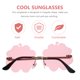thumbnail image 2 of KAKOWELY Gafas de sol de moda irregulares, gafas sin montura, gafas de sol personalizadas para fiestas y festivales., 2 of 4