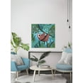 thumbnail image 4 of Hanging Happy Sloth Painting Print on Wrapped Canvas, 4 of 7