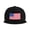 Black, variant on Flat Bill Snapback Hats for Men Women Love America Hip Hop Style Plain Baseball Cap Black