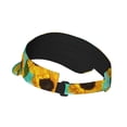 thumbnail image 3 of Bingfone Adjustable Empty Top Sun Visor For Women And Men-Sunflowers With Green Leaves, 3 of 8