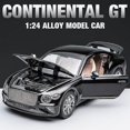 thumbnail image 1 of Large Size 1:24 Continental Gt Alloy Car Model Diecast Simulation Metal Luxury Car Model with Sound Light Collection for Kids Toy Gift, 1 of 5