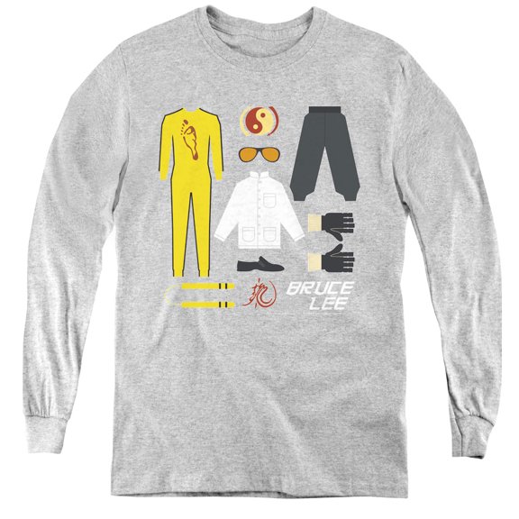Bruce Lee - Lee Gift Set - Youth Long Sleeve Shirt - Medium