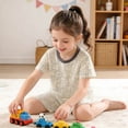 thumbnail image 5 of ITSAME Girls Outfit Sets, Cotton Printed Crewneck T-Shirt and Shorts Comfort Home Clothes 2-Piece Navy Size 6-12M, 5 of 5