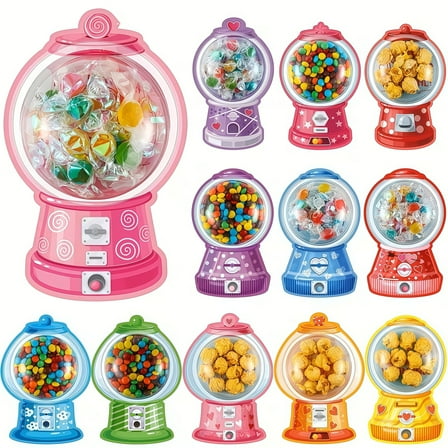 Miguan 24pcs Valentines Day Cards Classroom Exchange Gifts Valentines Candy Cards with Round Holder School Rewards Party