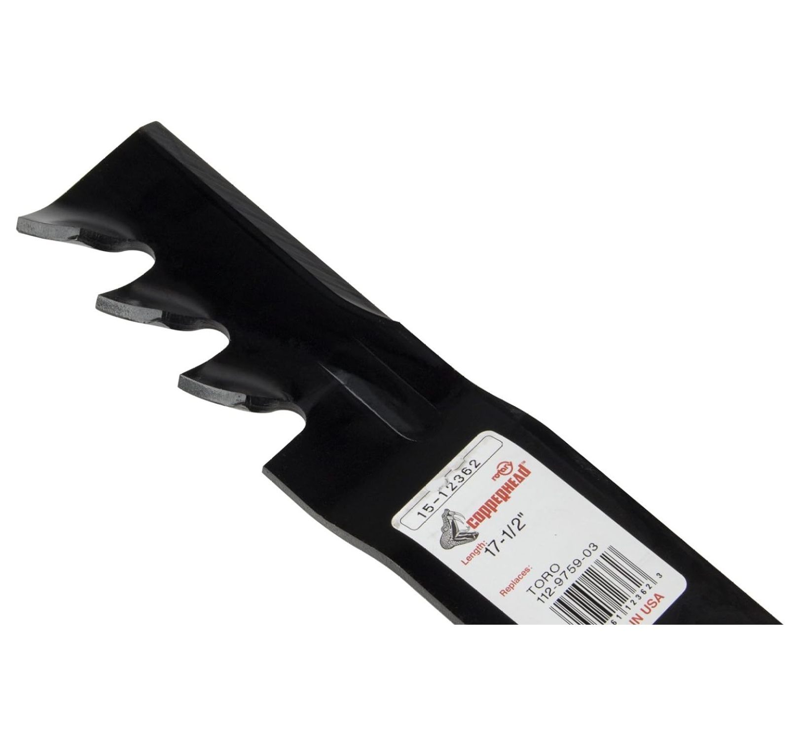 CV03 ③ 3 Copperhead Toothed Mulching Mower Blades Fit Toro